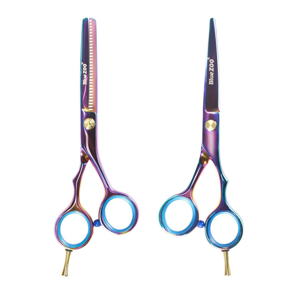 6.0" Professional Salon Hairdressing Hair Cutting Thinning Barber Scissors Sets