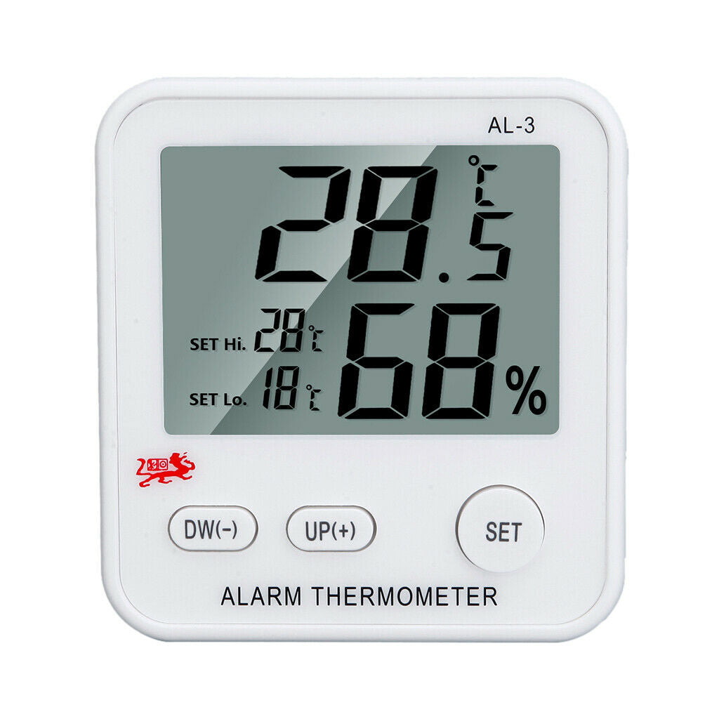 Digital Freezer/Fridge Thermometer with Alarm and Max Min Temperature Display