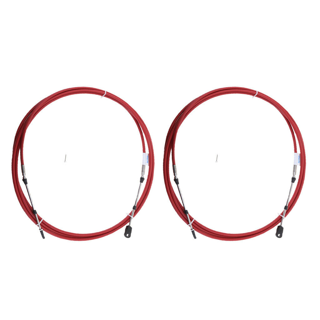 2pcs Universal Marine Throttle Control Cable for Boat Motor Outboard Engine
