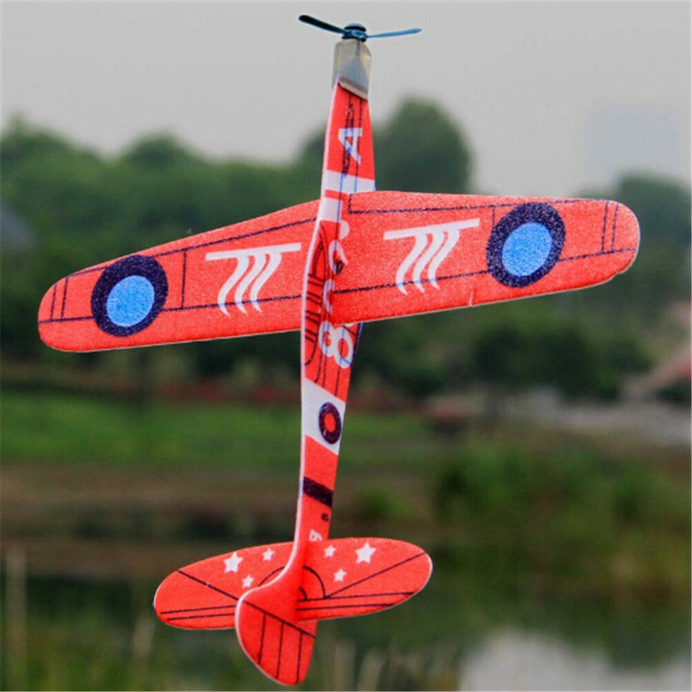 19cm Hand Throw Flying Glider Planes Foam Airplane Party Bag Fillers Kids.l8