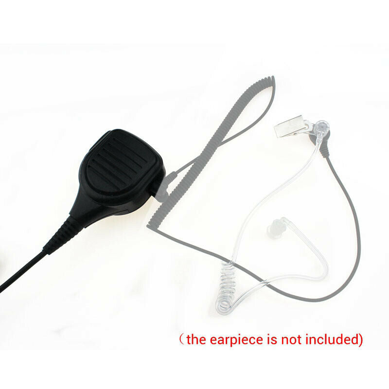 2x Rainproof Shoulder Speaker Walkie Talkie Mic Microphone 1 Pin for Yaesu VX-1R