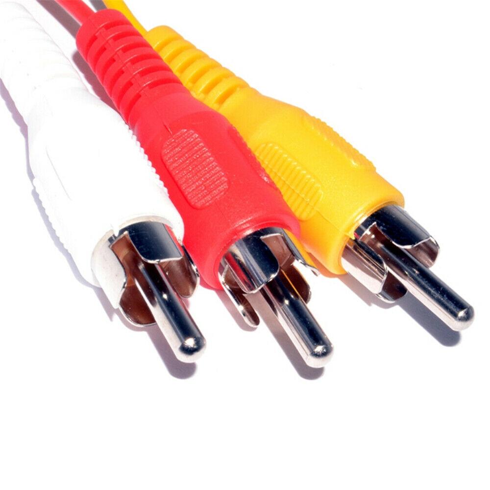 1.8m 6 Feet RGB Scart to 3 RCA Video Cable For NES For FC XXUC High Quality