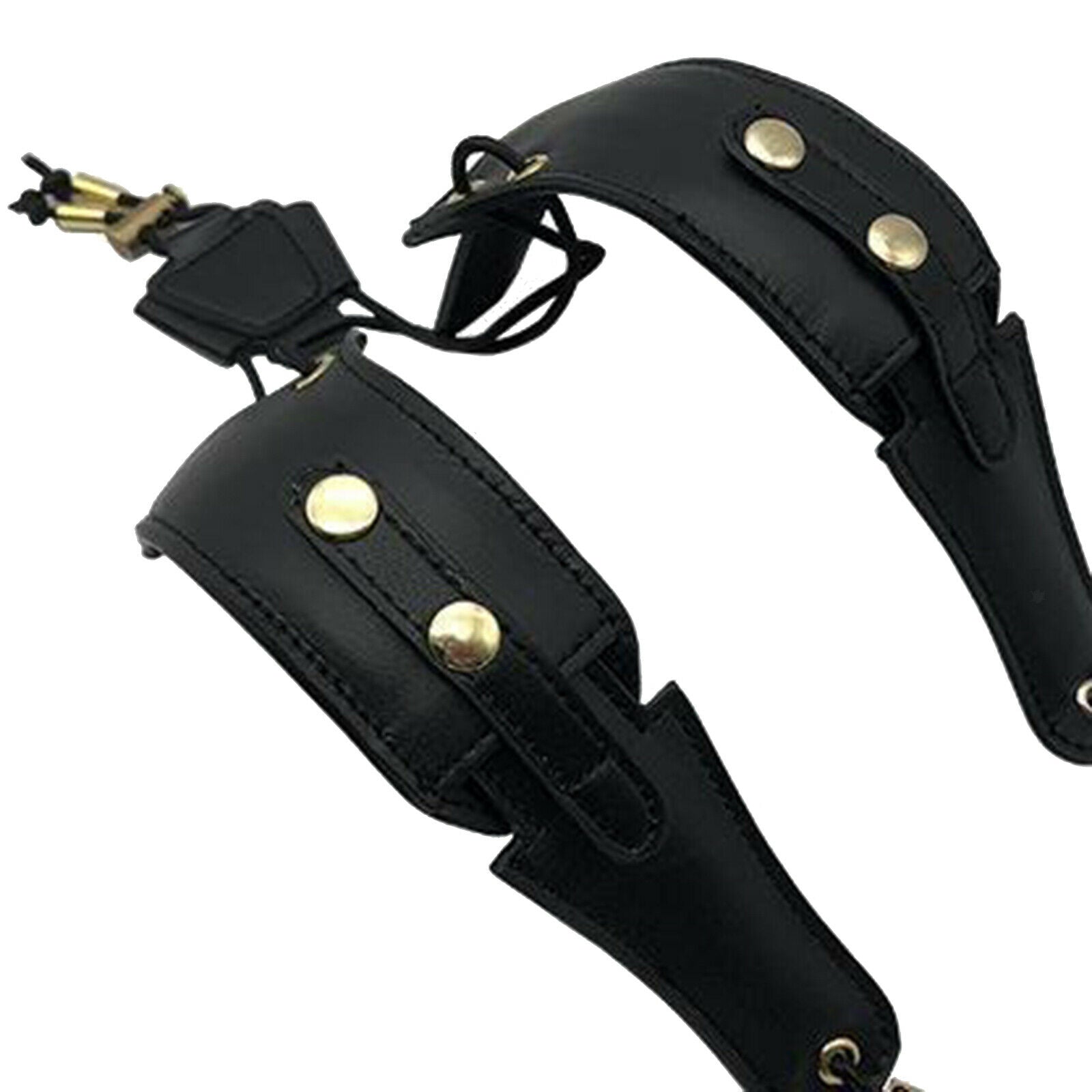 Universal Harness Shoulder Strap Neck Leather Belt Suspenders for Alto Saxophone
