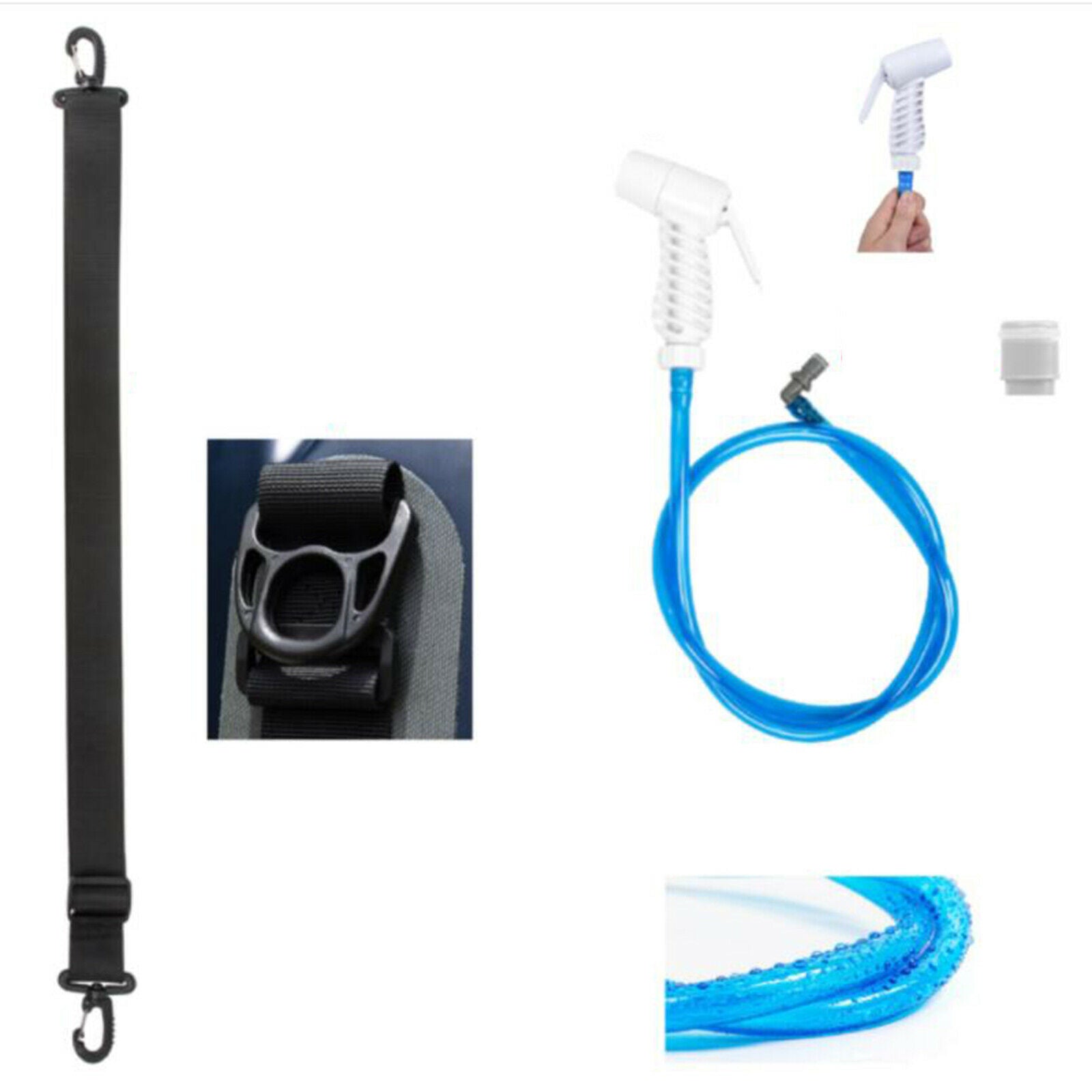 Portable Solar Camping Shower Bag Pressure Shower for Beach Swimming Hiking