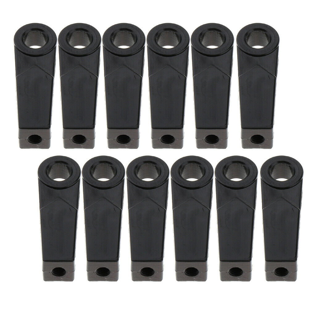 12pcs Black Nylon Cable Cord End For Yamaha Outboard Engine Box Accessory