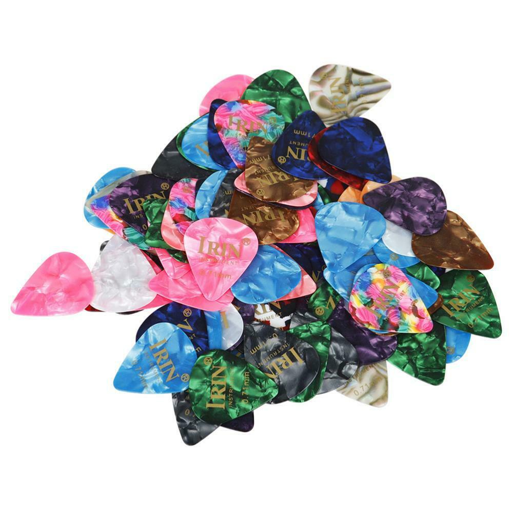 Guitar Picks 0.71mm Celluloid Colorful Skidproof Water Droplets Shape Plectrum