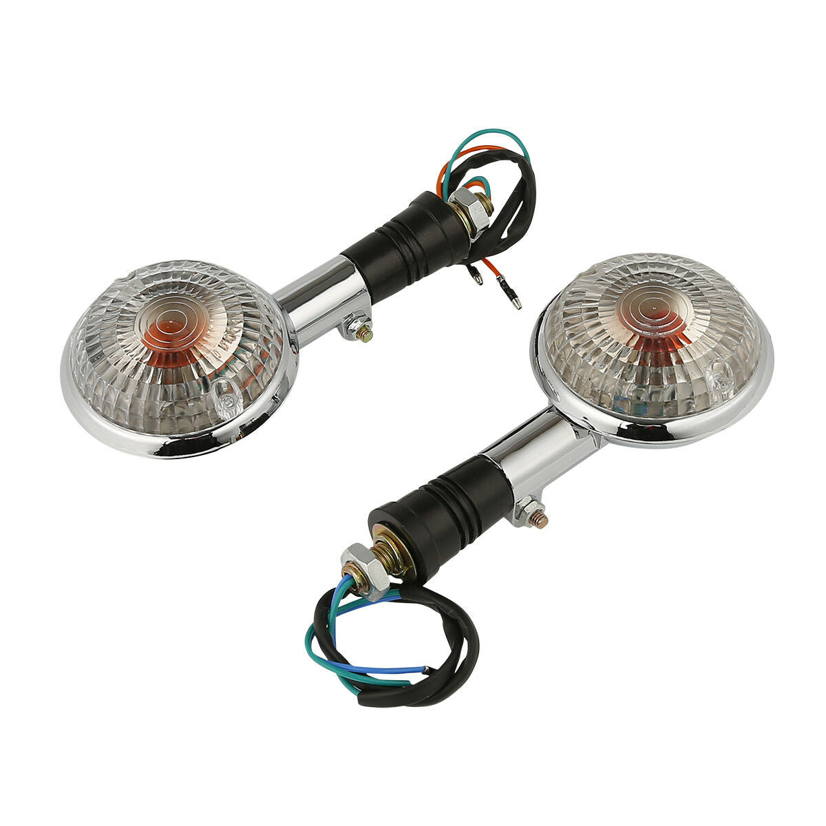 2PCS Turn Indicator Signal Lens For YAMAHA XV535 XV920 Virago XV1000 XV 535 920