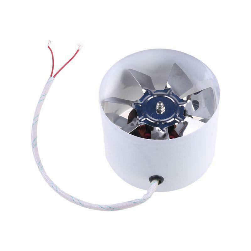 4 Inch Duct Air Ventilator Wall Window Pipe Exhaust Fan Metal Exhauster Ceiling
