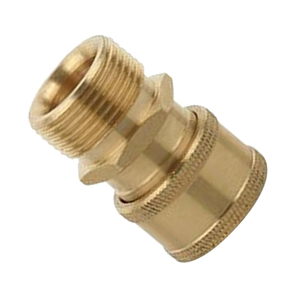 2 X Brass Pressure Washer Hose Connector Tools M22 X 1.5mm Male & Female Set