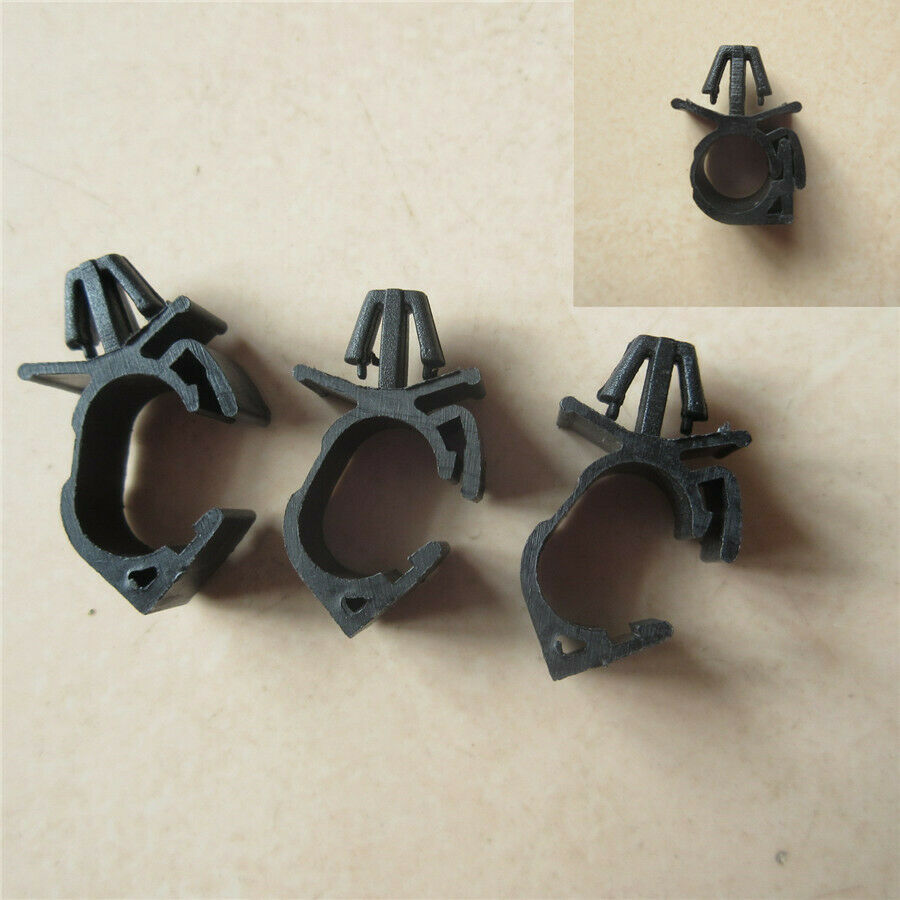 20Pcs Plastic Car Fixed Clips Corrugated Pipe Wiring Harness Wrap Cable Fastener