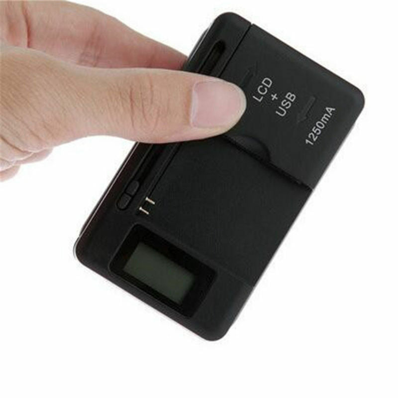 1pc Universal Battery Charger With LCD Us Plug For Nokia BL-4C BL-5C BL-6C BL-5B