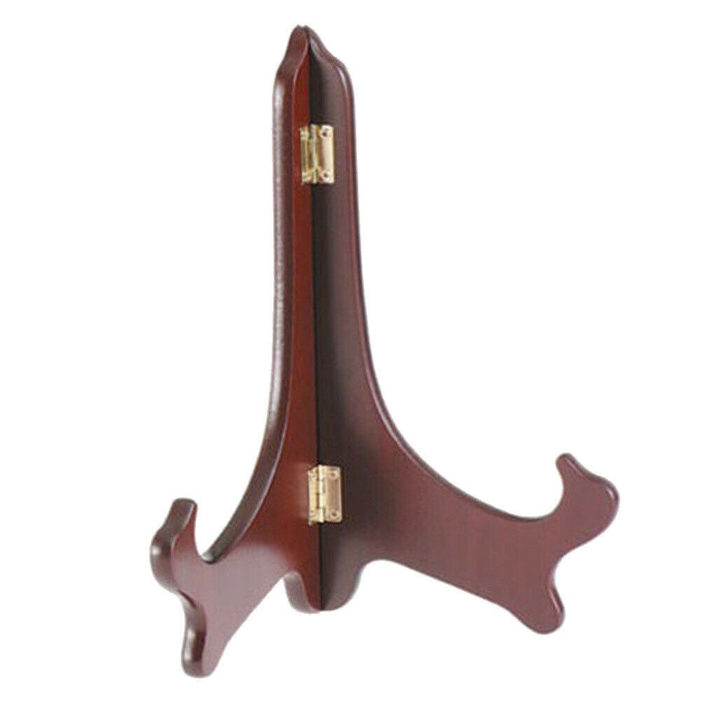 Folding Glass Dishes Chinas Tea Cake Easel f/ Exhibition Shelf Rack #3