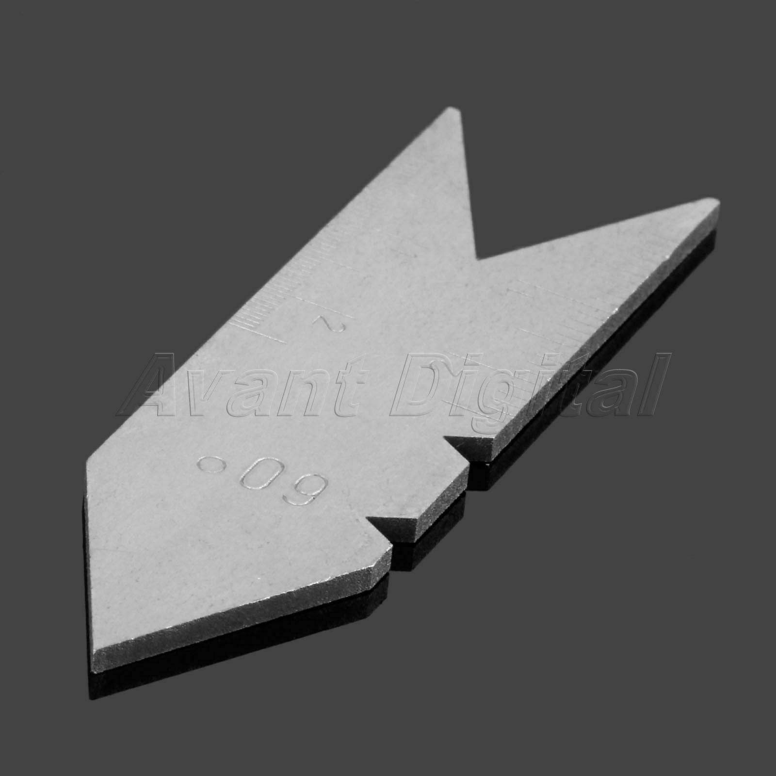 Metric 60 Degree Centering Gauge Thread Pitch Angle Testing Measuring Hand Tool