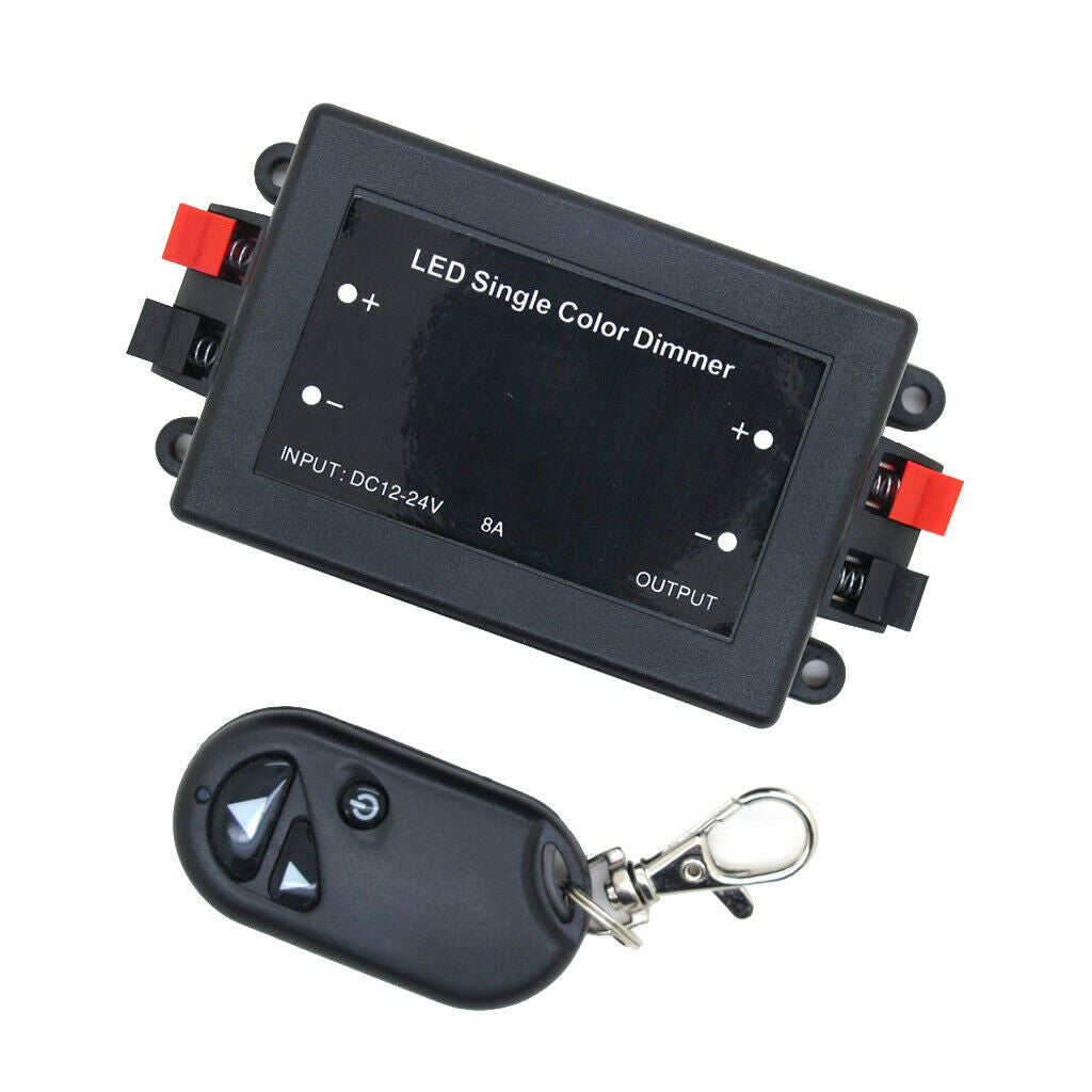 3 Key RF Remote Control Wireless LED Single Color Dimmer Switch Controller