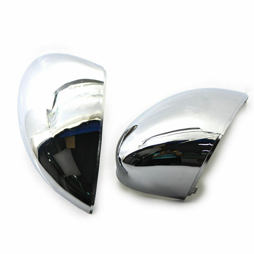 2 Pieces Car Rearview Mirror Cover, Chrome Finish, Side Door Wing Mirror Caps
