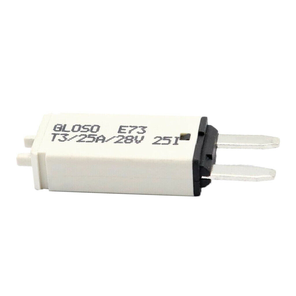 2 Pieces 12-24V Car Boat Circuit Breaker Samll Blade Fuse Resettable 15A+25A