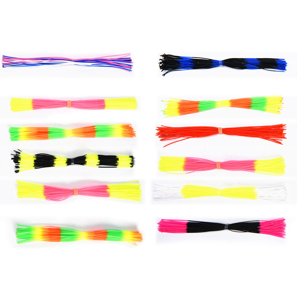 12 Bundles Tying Rubber Threads Straps for Flies Lures Beard wire Makin.l8