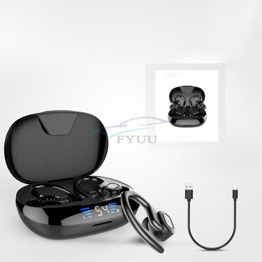 15M Waterproof Bluetooth 5.0 Stereo Headset Sports Wireless Earbud Earphone Set