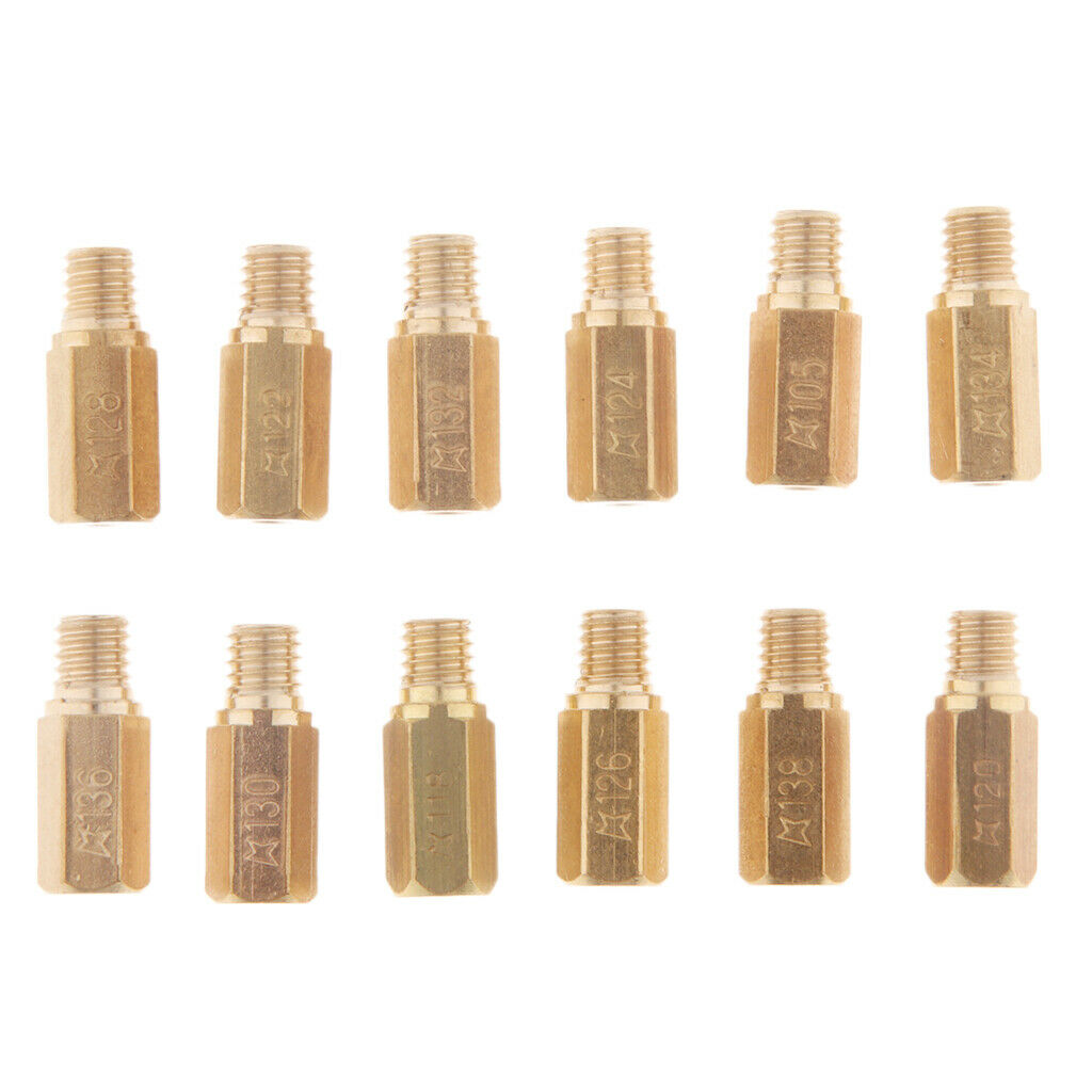 12x motorcycle bicycle carburetor main jet set for PWK FCR OKO KOSO