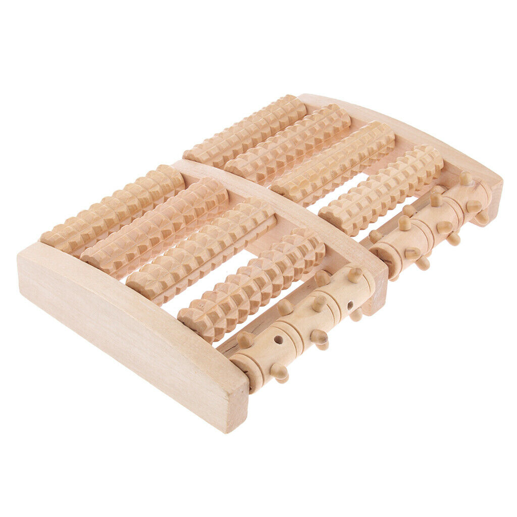 Wood Foot Massage Roller Feet Massager for Plantar Fasciitis Pain Fatigue