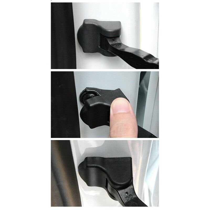 8PCS Car-Styling Car Door Lock Cover and Door Stopper Limiting Arm Covers foT5Y8