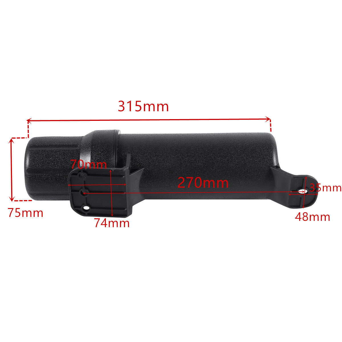 Universal Motorcycle Tool Tube Raincoat Gloves Storage Box Kit Waterproof