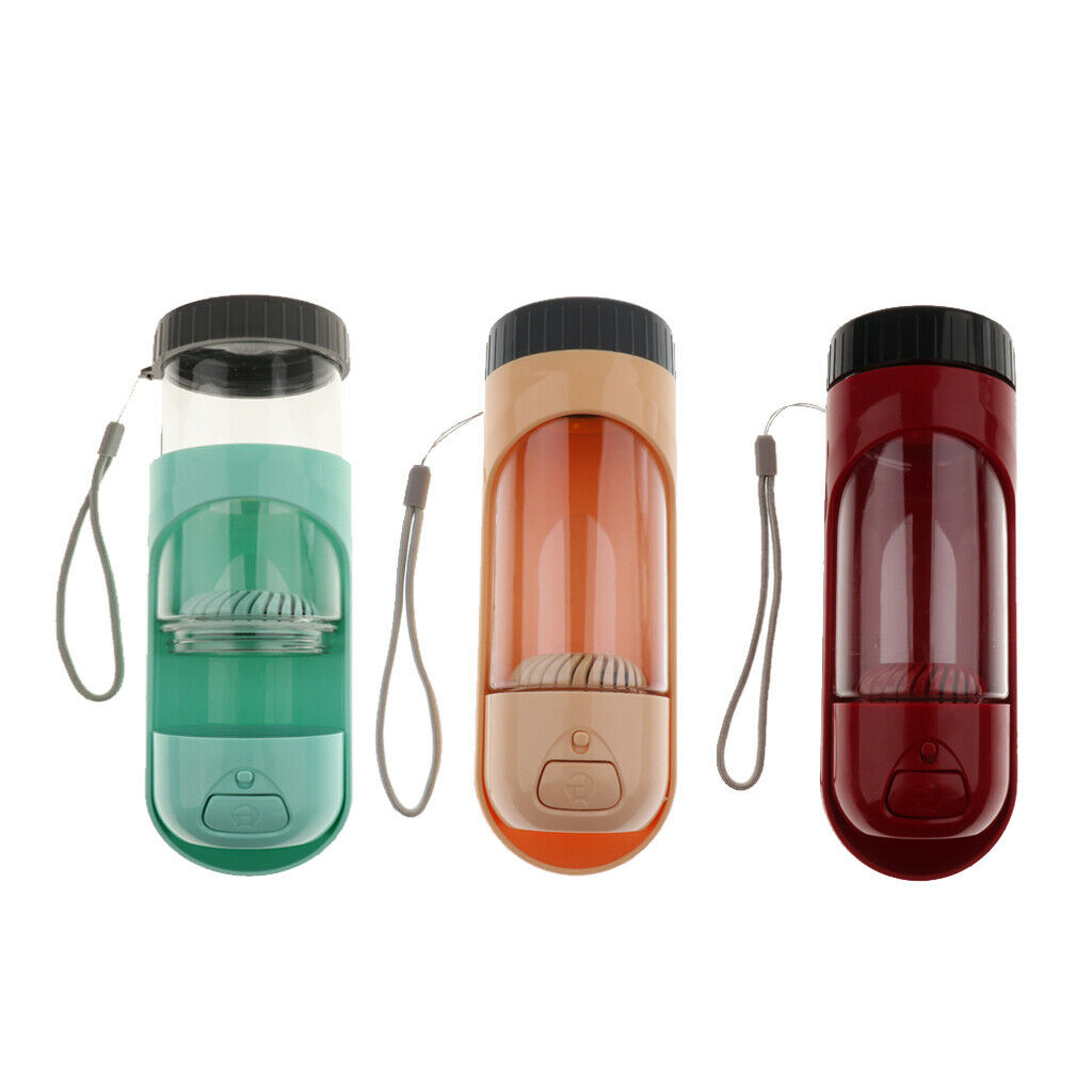 Dog Water Bottle Portable Pet Travel Leak Proof Outdoor Drinking Cup Green