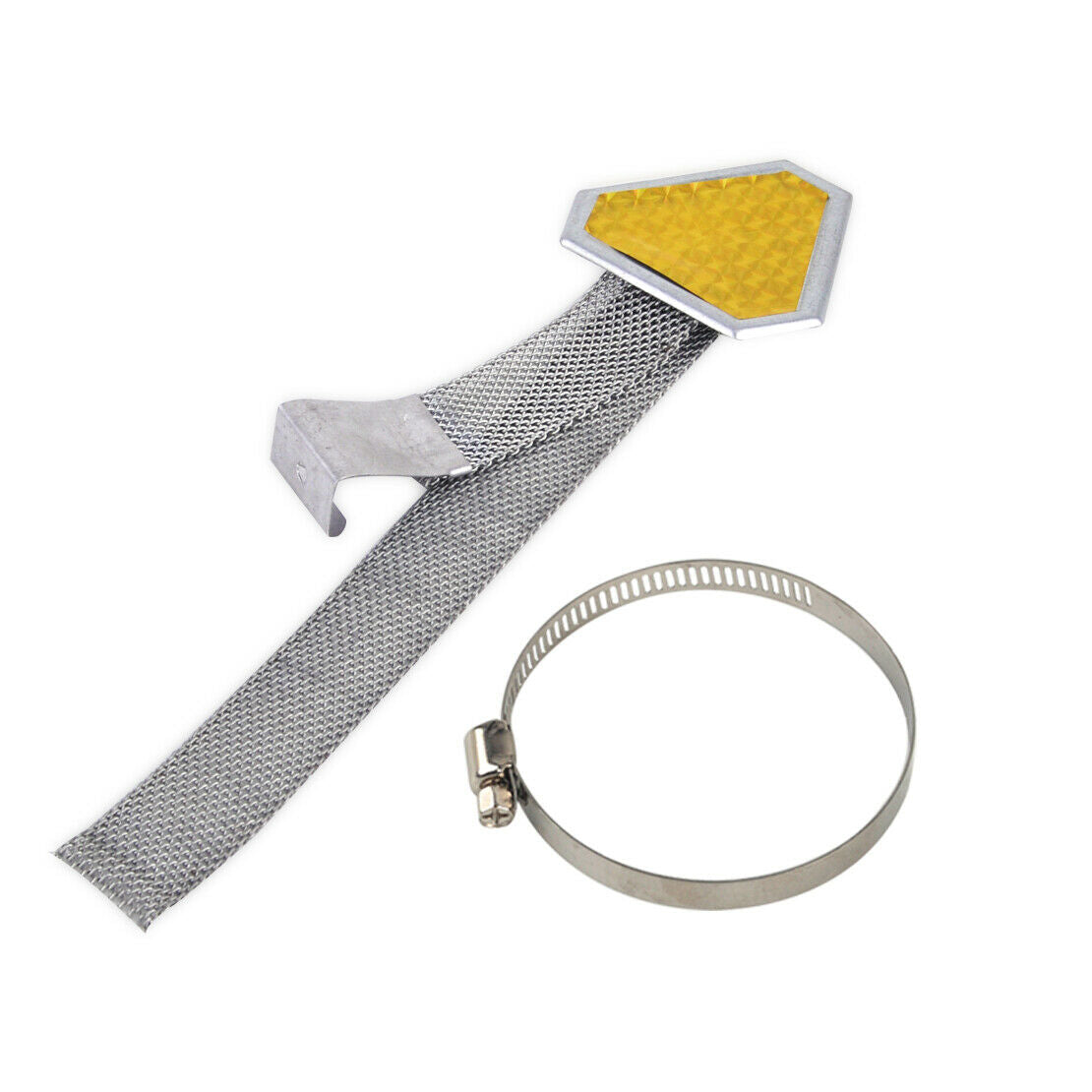 Yellow Car Anti Static Reflective Belt Warn Reflector Noise Elimination Strap An