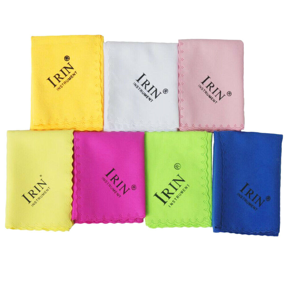 7x Multifunction Cleaning Polishing Cloth Cleaning Cloth For Guitar Violin Piano