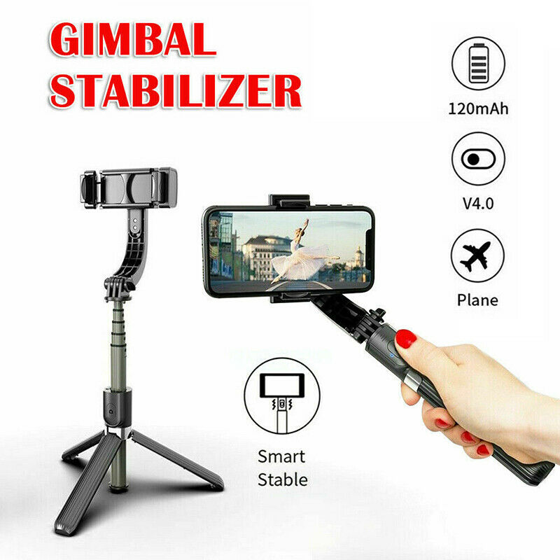 L08 Anti-Shake Mobile Phone Selfie Stick Holder Handheld Grip Stabilizer Tripod