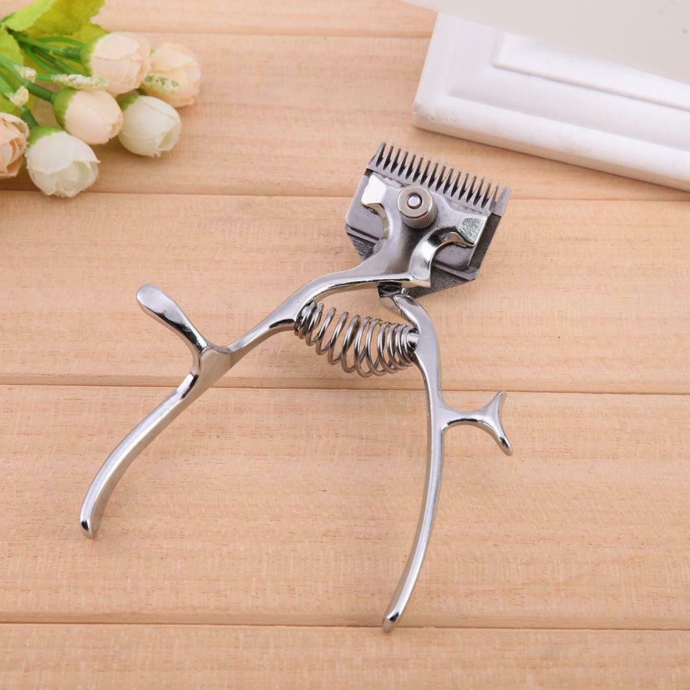 Portable Manual Pet Hair Clippers Barber Trimmer Scissors Grooming Tools @