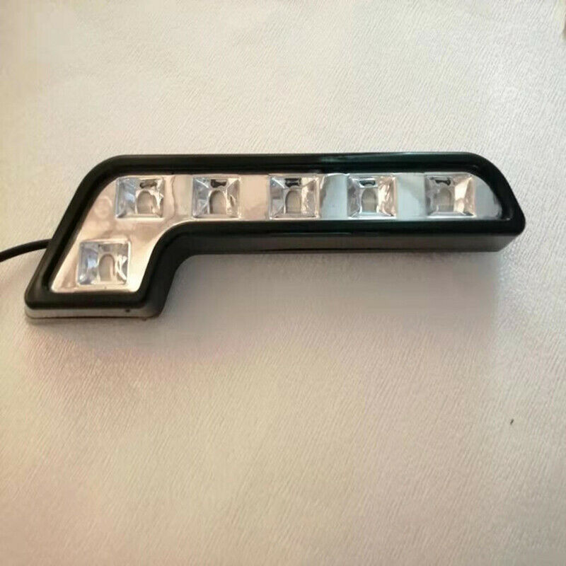 2PCS L Shaped 6LED White 12V Car Driving Fog Light Lamp E4 RL00 DRL Waterproof