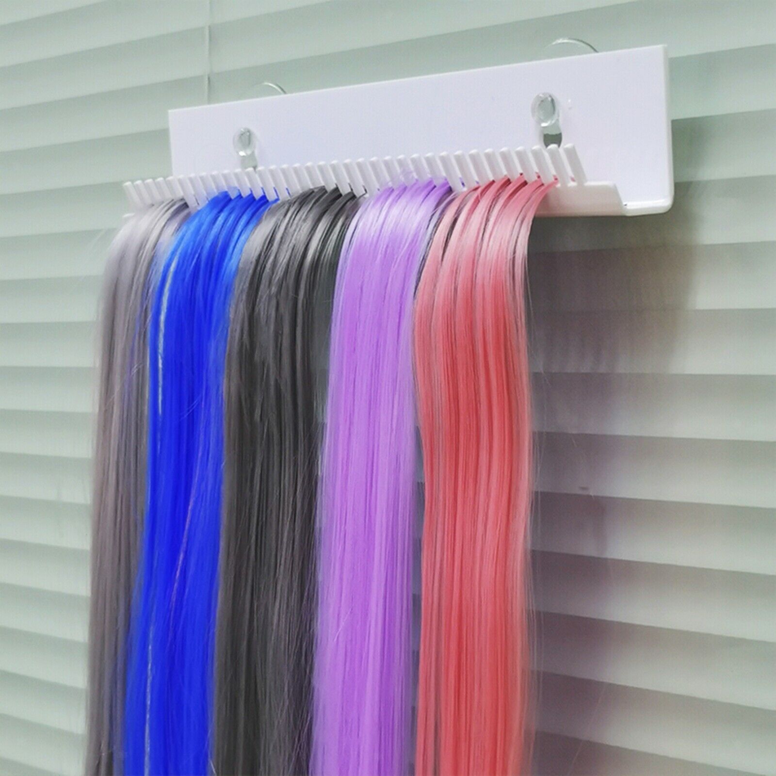 2X Hair Salon Spa Hair Extensions Display Storage Holder for Braiding Weaving