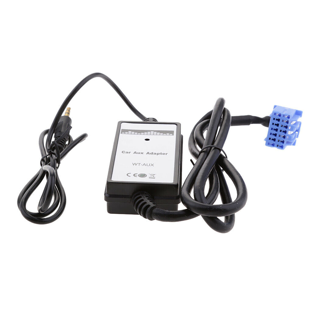 Car 3.5mm Aux-in MP3 Player Radio 7+7Pin Adapter For  Accord Civic CRV
