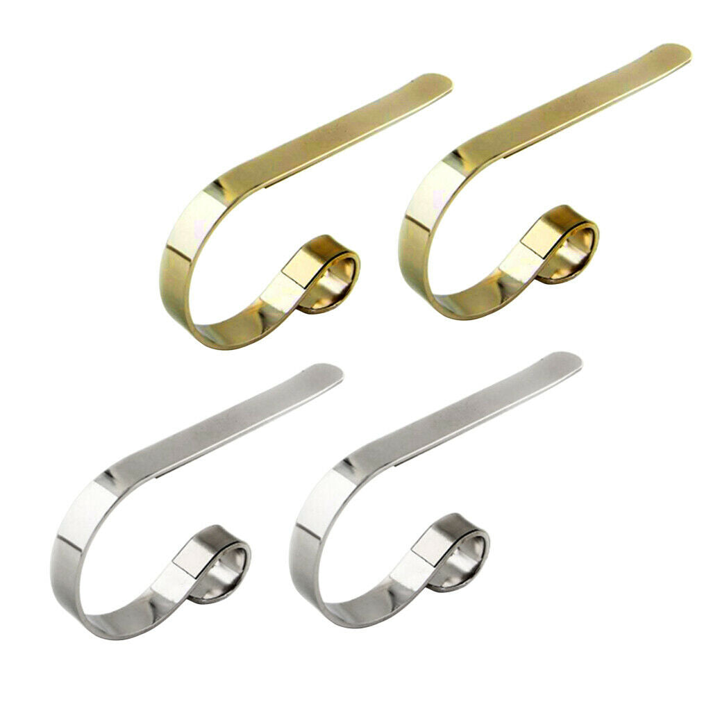 4Pcs Festival Christmas Stocking Hook Kitchen Metal Hanger Party Supplies