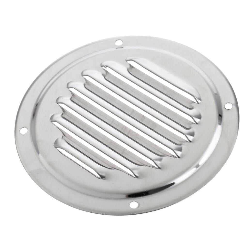 4 inch Round Louvered Stainless Steel Boat Air Vent Caravan Air Ventilation