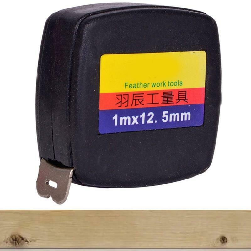 1m Retractable Ruler Steel Tape Measure Mini Pocket Measuring Tool Portbale