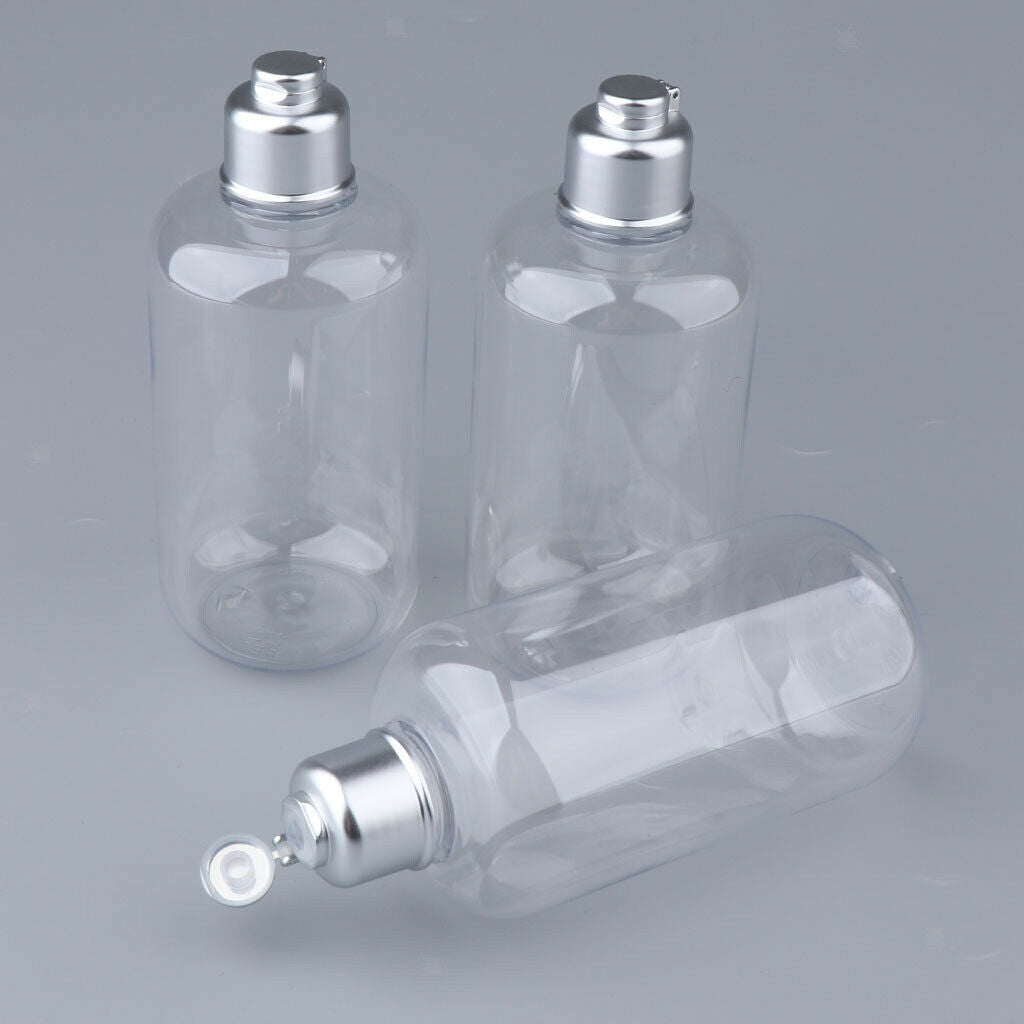 6Pcs Empty Makeup Lotion Toner Bottles Travel Refillable Container 200/300ml