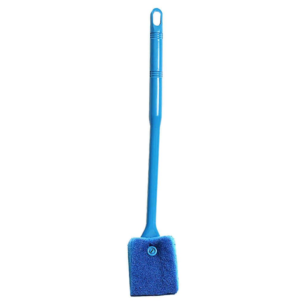 40cm Fish Tank Aquarium Glass Cleaner Cleaning Brush Algae Scrapper  Blue