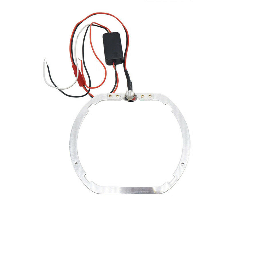 2pcs bright 100mm/90mm 12V 2.5 inch waterproof Square LED Day running angel eyes