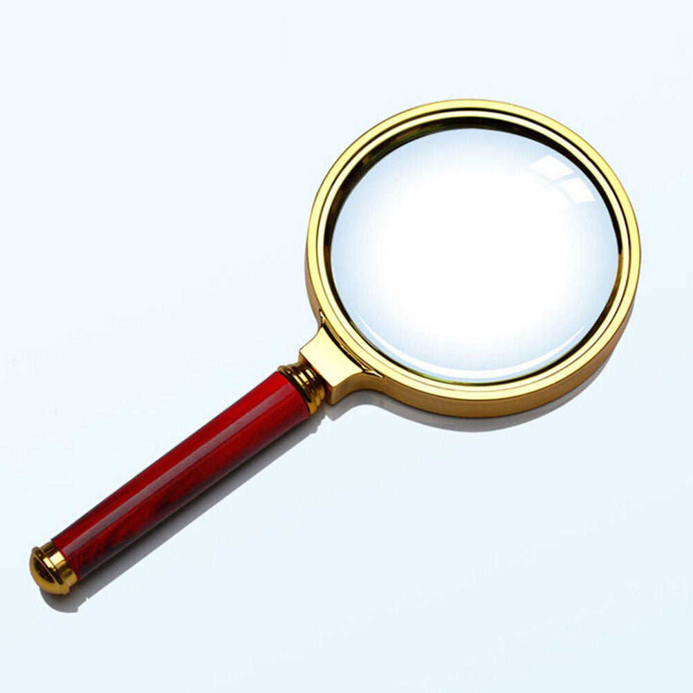 New 80mm Handheld 10X Magnifier Magnifying Glass Loupe Reading Jewelry、 G.l8