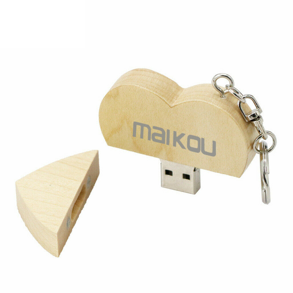 64GB Heart-Shaped USB Flash Drive USB 3.0 Pen Drive