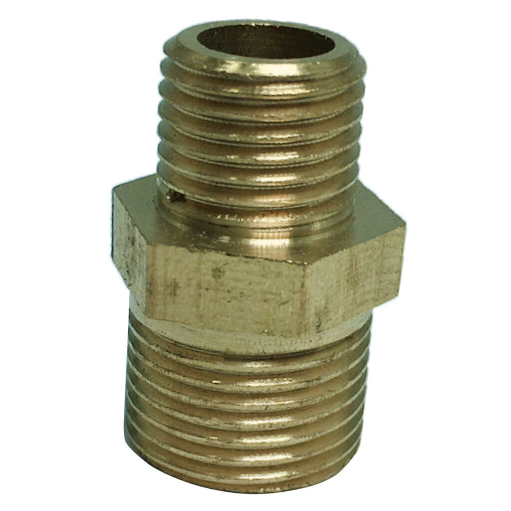 Brass Pipe Hex Nipple Fitting Adapter Male Thread Water Connector Model_2