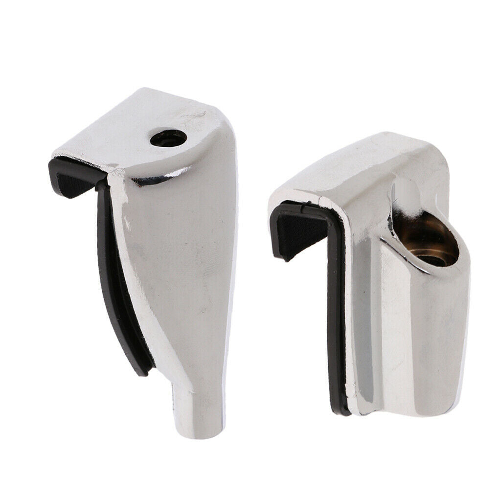 10pcs Zinc Alloy Bass Drum Hooks Rubber Gasket Musical Instrument Accs