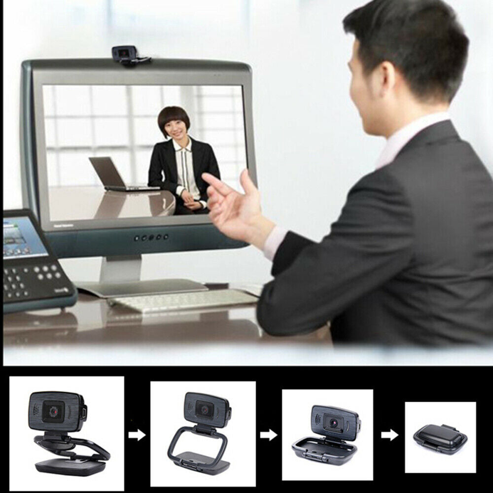 USB 2.0 HD Web Camera 720P Driver-free Webcam Microphone  For PC Laptop
