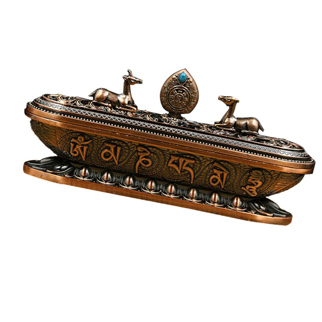 Tibet Tibetan Alloy Incense Censer Burner Metal Crafts Decoration  Copper