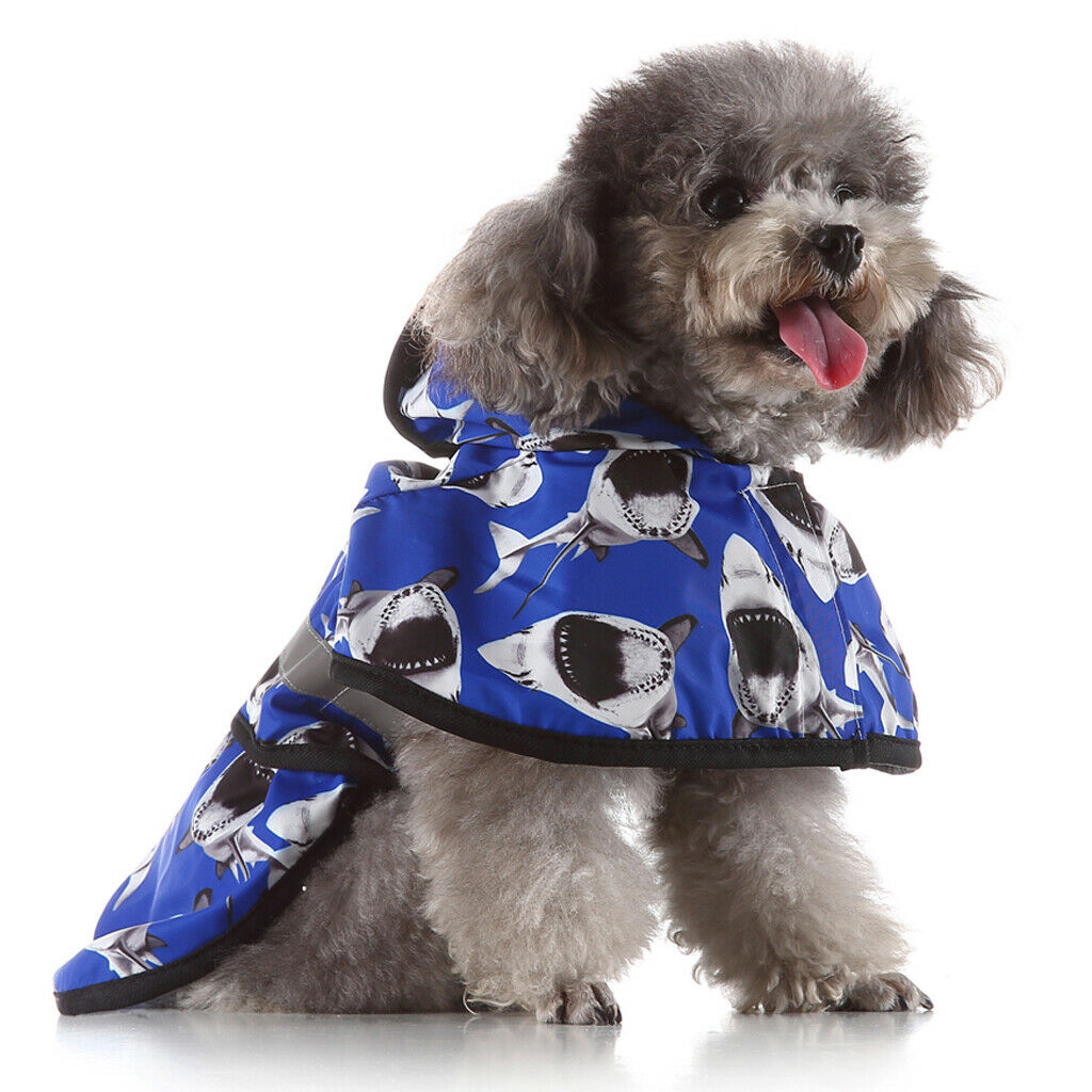 Pet Raincoat Outdoor Climbing Clothes For Small Pet Dog Puppy Blue-S