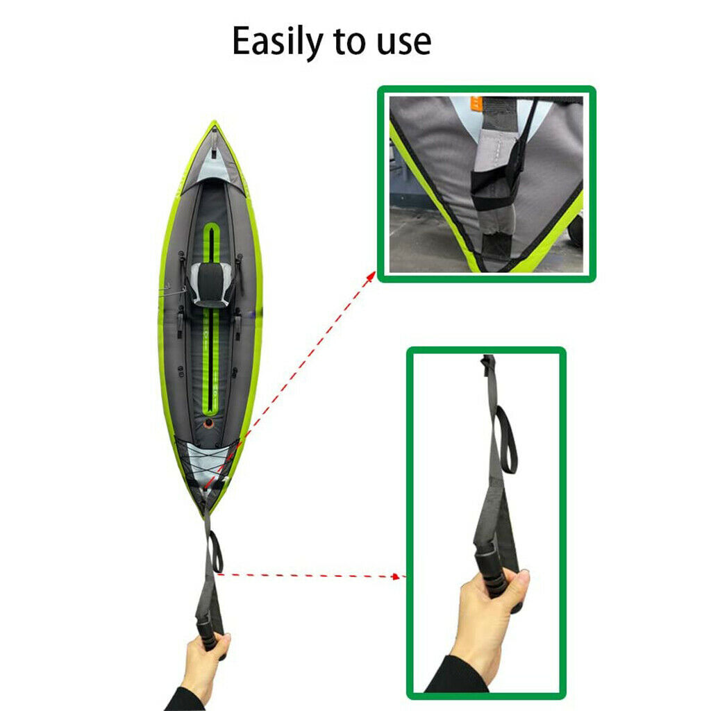 Kayak Stand Up Assist Strap Canoe Drag Handles Dragging Accessories 70-100cm