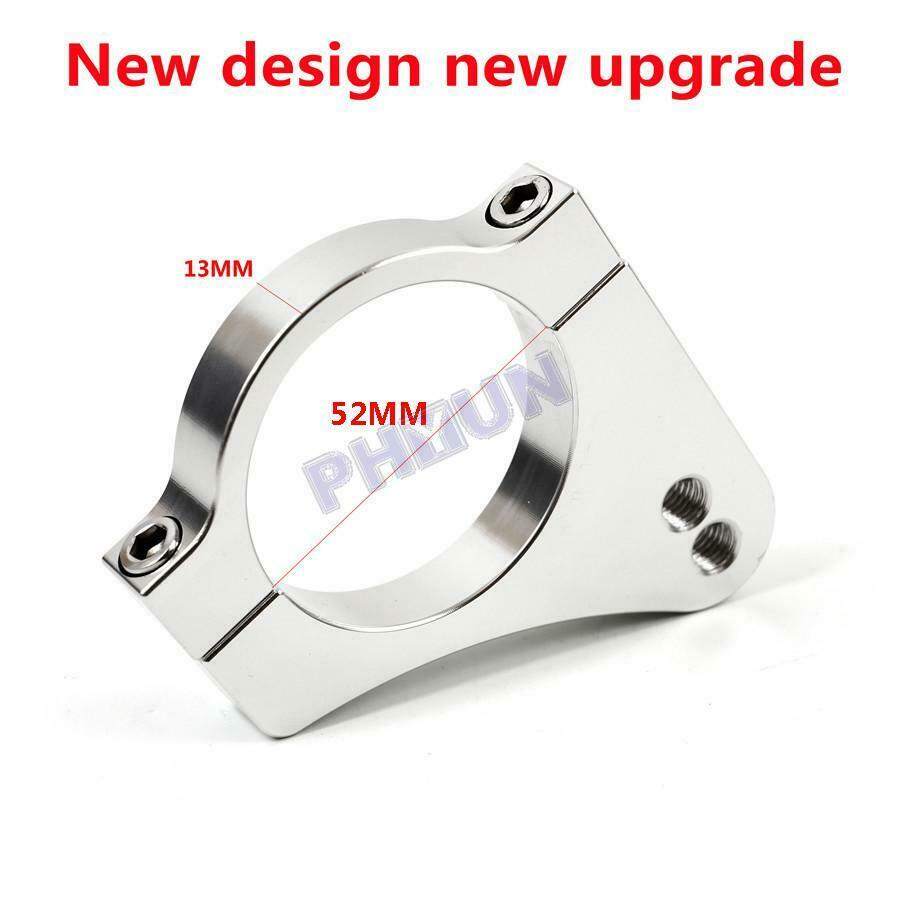 52mm CNC Motorcycle Steering Damper Fork Frame Mounting Clamp Bracket Universal