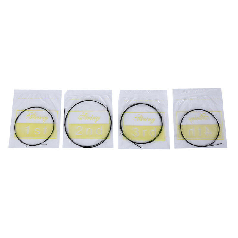 4pcs U101 ukulele strings nylon ukulele replacement strings nylon black stri XC
